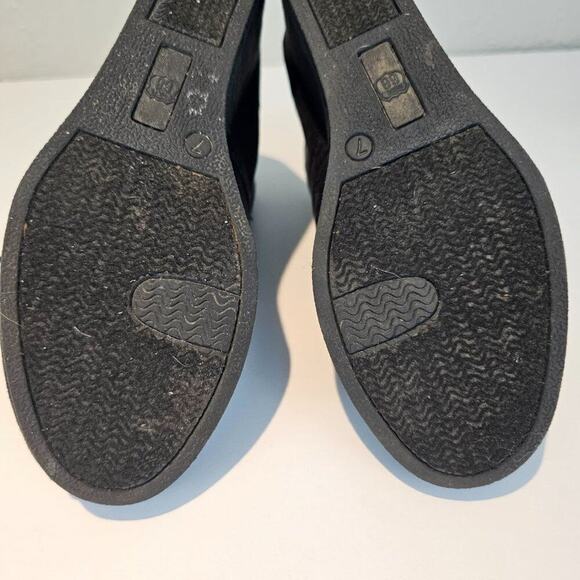 Route 66 Emerson Black Lace-Up Wedge Heel Ankle Bootie Women's Size 7M - Picture 9 of 13